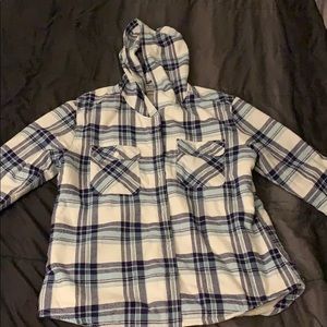 Women’s hooded flannel excellent condition